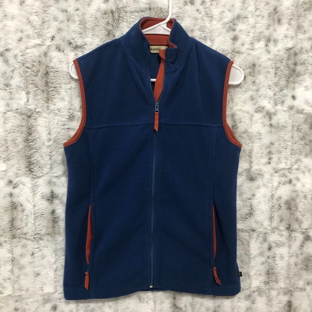 Gander Mountain Fleece Full Zip Vest Women's Size Medium Blue